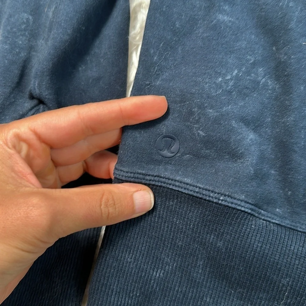 Lululemon Ready to Roll Crew *Dye Acid Rubber Dye True Navy